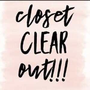 Closet Clear Out is Friday and Sunday! LETS MAKE A DEAL!